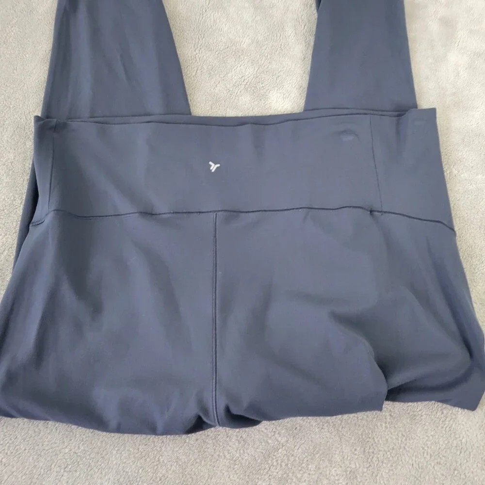 Old Navy Active Leggings Maternity XXL Gray High Rise Nylon Stretch GRA790E